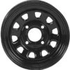 ITP Delta Steel Wheel 12x7, 4/110 Front - Black -Automobile Store 1898 l