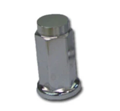 Flat Chrome Lug For Steel Wheels - 4/156