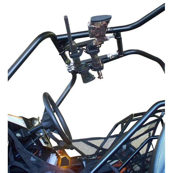 Quick-Draw Overhead Gun Rack - UTV's With 10''-15'' Rollbar Depth 3 Quick-Draw Overhead Gun Rack - UTV's With 10''-15'' Rollbar Depth