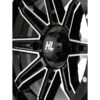 14x7 4/156 4+3 (+10mm) High Lifter HL22 Wheel - Gloss Blk-Mach -Automobile Store HL2220 2014x720 20Gloss20Black2020Machined 2 L