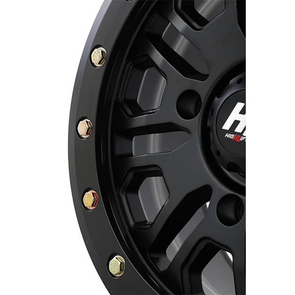 15x7 4/137 5+2 (+38mm) High Lifter HL23 Beadlock Wheel - Matte Black 4 15x7 4/137 5+2 (+38mm) High Lifter HL23 Beadlock Wheel - Matte Black - Image 2