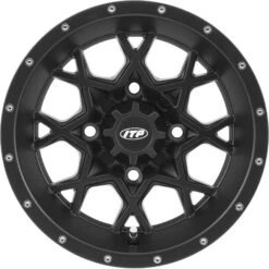 Hurricane Black 16x7 4/156 4+3 Wheel