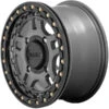 KS240 Recon Beadlock 15x7 4/137 Gun Metal - Gloss Black Ring +38 Wheel -Automobile Store KMC KS24057048438 2 L