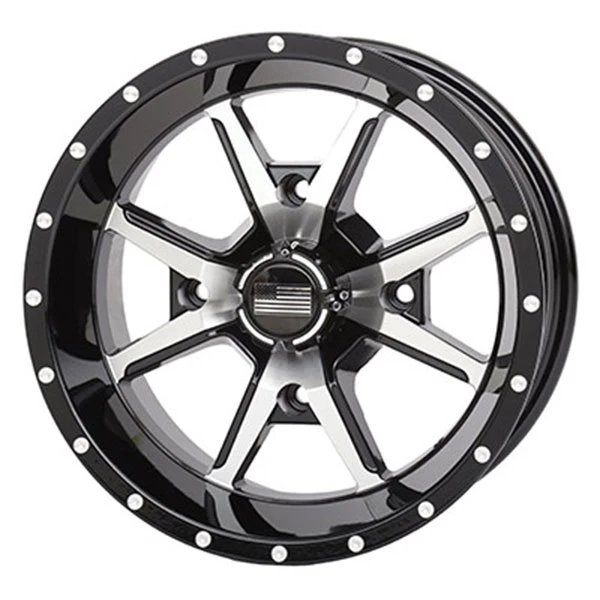 12x7 4/110 5+2 Frontline 556 Black & Machined Wheel 3 12x7 4/110 5+2 Frontline 556 Black & Machined Wheel