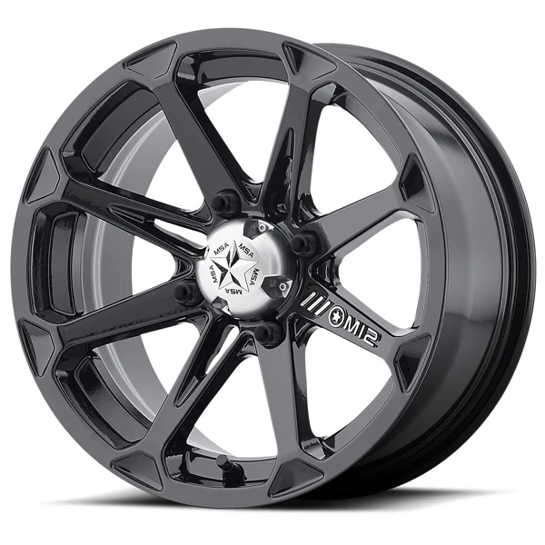 MSA Diesel Black Wheel 22X7 3 MSA Diesel Black Wheel 22X7