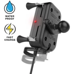 RAM Tough-Charge Waterproof Wireless Charging Motorcycle Mount 9 RAM Tough-Charge Waterproof Wireless Charging Motorcycle Mount -Automobile Store RAM B 149Z A UN12W V7M 4 L