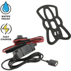 RAM Tough-Charge Waterproof Wireless Charging Motorcycle Mount 11 RAM Tough-Charge Waterproof Wireless Charging Motorcycle Mount -Automobile Store RAM B 149Z A UN12W V7M 6 L