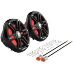 Rockford Fosgate M2 6.5 Inch Color Optix Marine 2-Way Speakers - Black -Automobile Store RF M2 65B 6 L