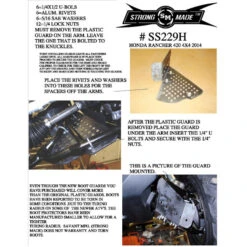 Rancher 420 Front Stick Stoppers