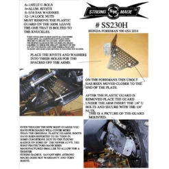 Rancher / Foreman / Rubicon Front Stick Stoppers