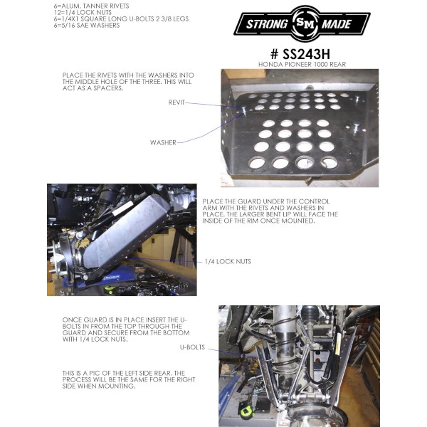 Pioneer 1000 Rear Stick Stoppers 3 Pioneer 1000 Rear Stick Stoppers