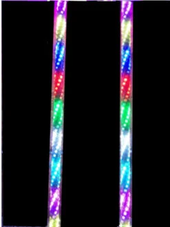 Millar Twisted 5v LED Light Whip Pair